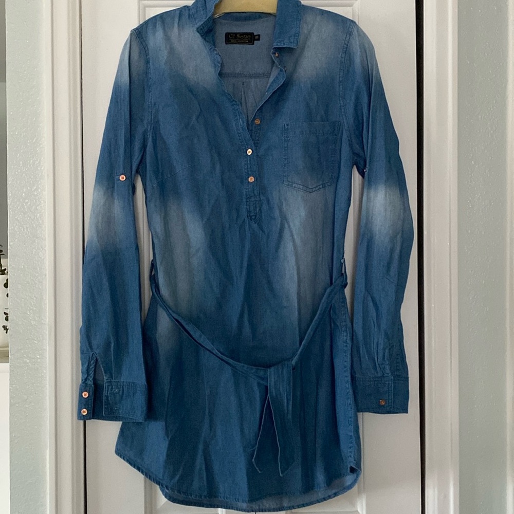 MEDIUM Ci Sono- Denim Collection- Denim dress